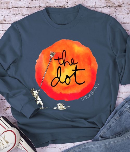 Draw A Dot Teacher Long Sleeve T-Shirt