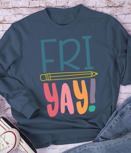 Happy Teacher Life Long Sleeve T-Shirt