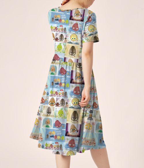 The Smart Cookie The Bad Seed Teacher Printed One Piece Dress