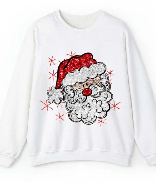 Santa Claus Christmas Teacher Sweatshirt