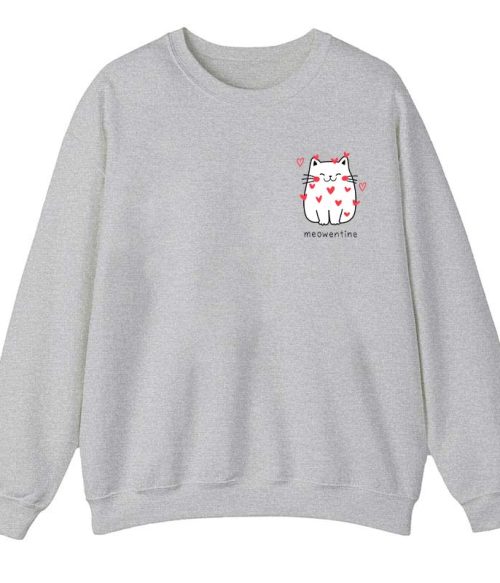 Meowentine Teacher Sweatshirt