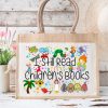 Let's Read Books Together Teacher Jute Lunch Bag