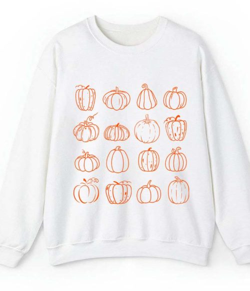 Pumpkins We Are All Different Teacher Sweatshirt