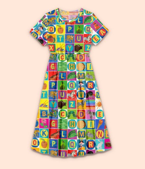 The Very Hungry Caterpillar Teacher Printed One Piece Dress