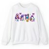 Colorful Neon Ghost Pumpkin Teacher Sweatshirt