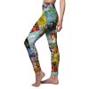 Falling Into The Ocean Of Art Teacher Yoga Leggings
