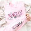 Never Let Anyone Dull Your Sparkle Teacher Sleeve Print Sweatshirt