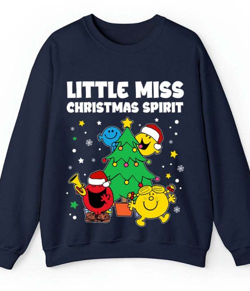Little Miss Christmas Spirit Teacher Sweatshirt