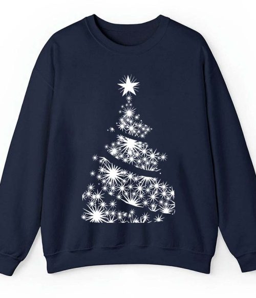 Shining Stars Christmas Tree Teacher Sweatshirt