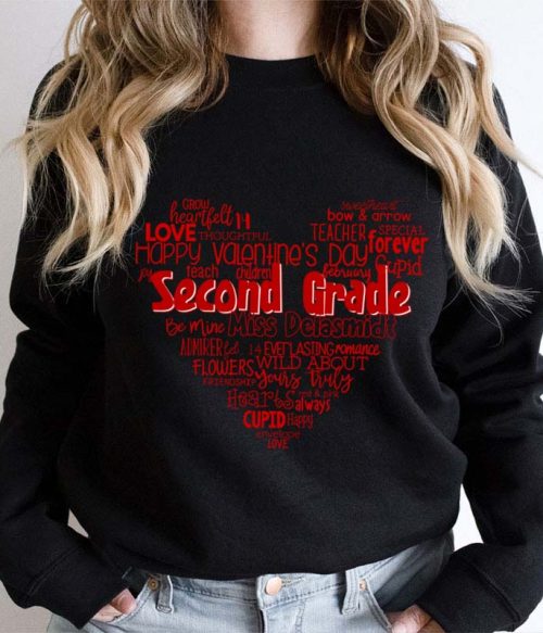 Personalized Teacher's Valentine's Day Teacher Sweatshirt