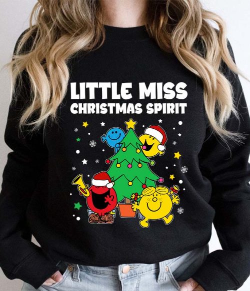Little Miss Christmas Spirit Teacher Sweatshirt