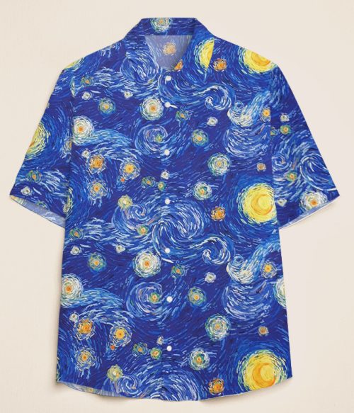 Night Of Stars And Moon Teacher Short Sleeve Shirt