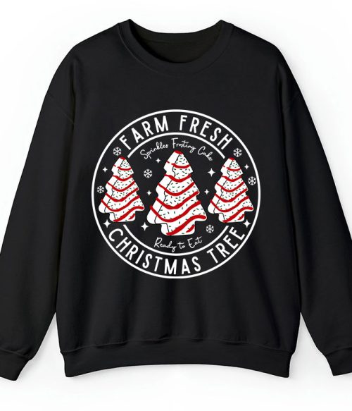 Farm Fresh Christmas Tree Teacher Sweatshirt