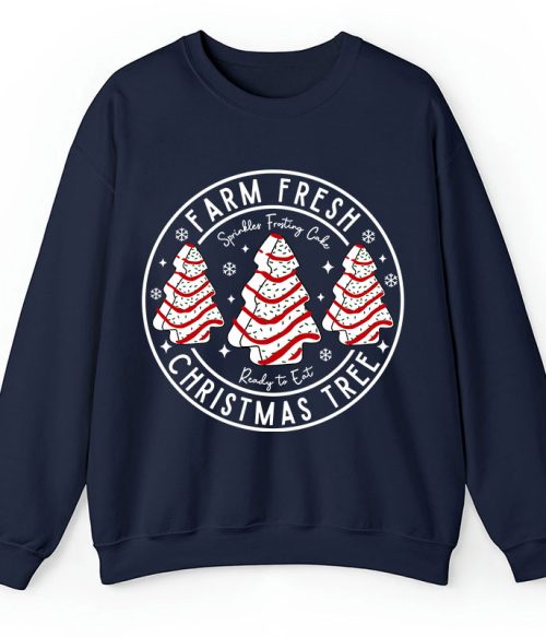 Farm Fresh Christmas Tree Teacher Sweatshirt