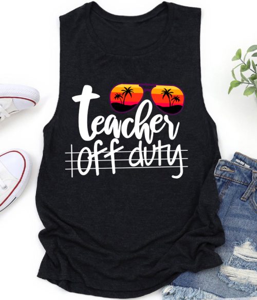 Teacher Off Duty Teacher Tank Top