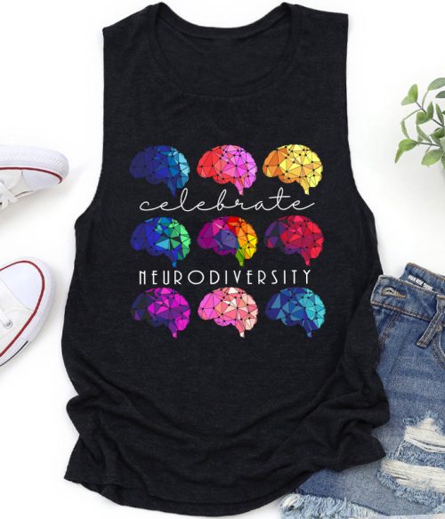 Celebrate Neurodiversity Teacher Tank Top