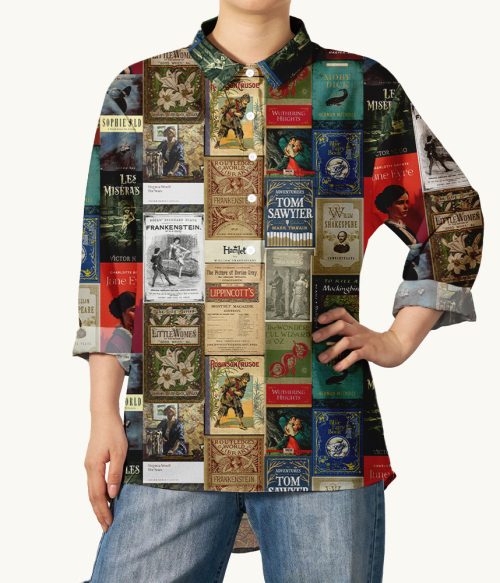 Masterpiece Literature Teacher Crinkle Fabric Shirt