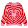 Multi-layered Love Teacher Printed Sweatshirt