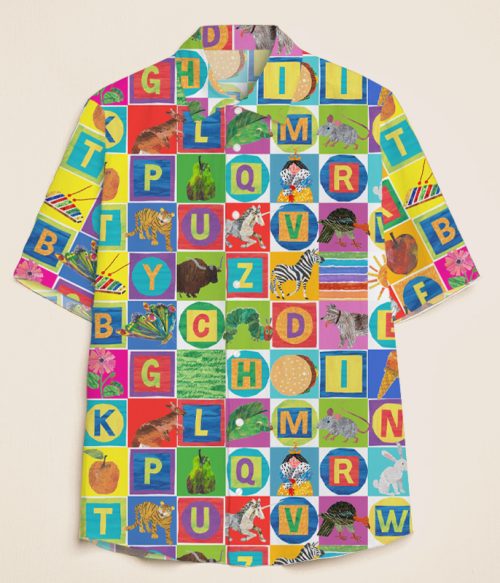 The Hungry Caterpillar Alphabet Teacher Short Sleeve Shirt