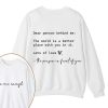 You Are Enough Teacher Two Sided Sweatshirt