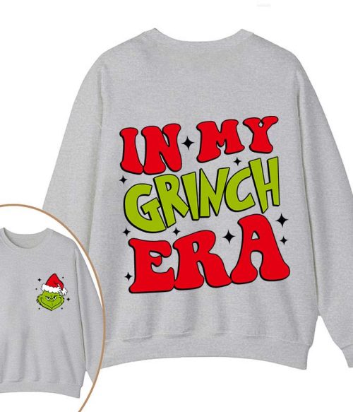 In My Christmas Era Teacher Two Sided Sweatshirt