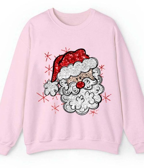 Santa Claus Christmas Teacher Sweatshirt