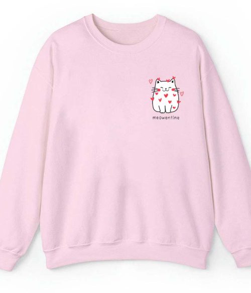 Meowentine Teacher Sweatshirt