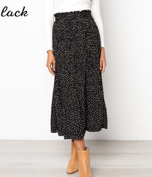 Boho Leopard Print Skirt