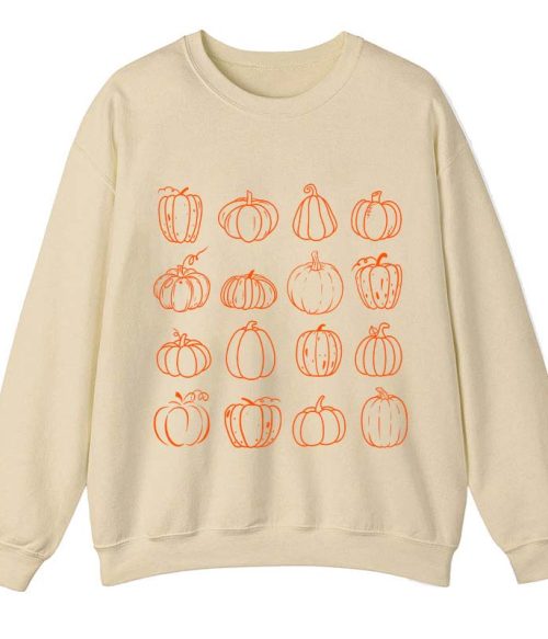 Pumpkins We Are All Different Teacher Sweatshirt