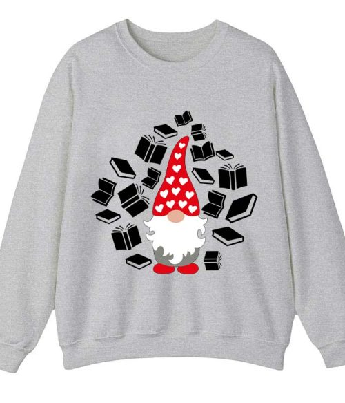 A Bookholic Gnomes Teacher Sweatshirt