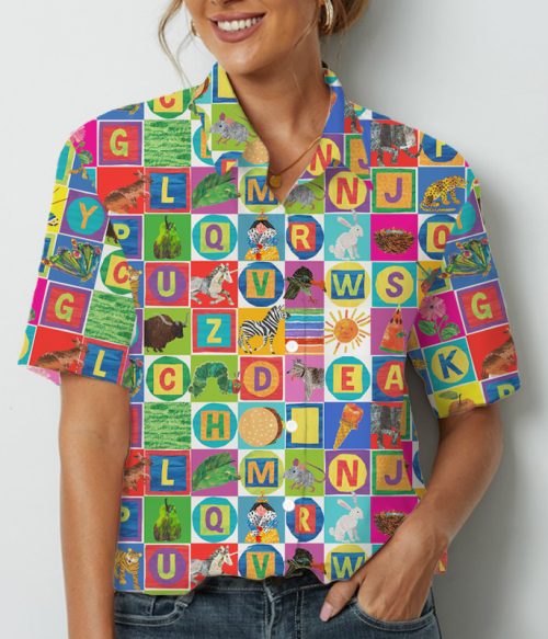 The Hungry Caterpillar Alphabet Teacher Short Sleeve Shirt