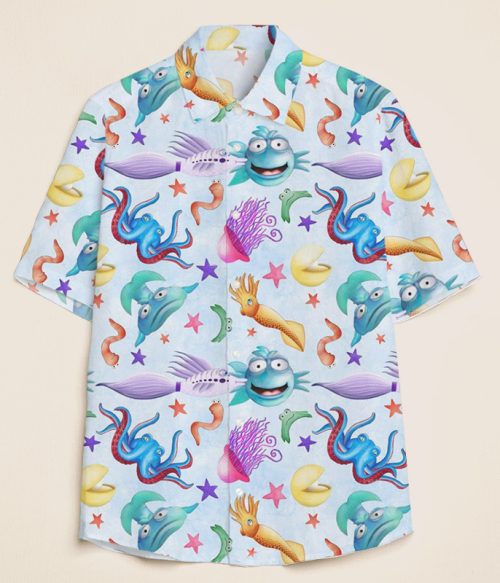 Pout Pout Fish Teacher Short Sleeve Shirt