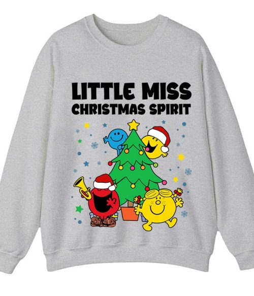 Little Miss Christmas Spirit Teacher Sweatshirt