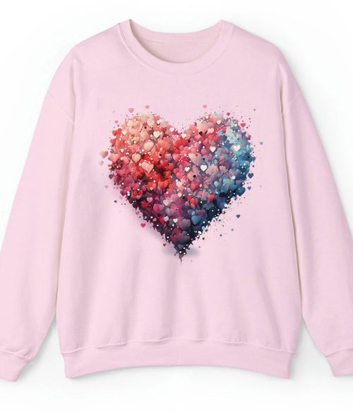 Bubble Heart Teacher Sweatshirt