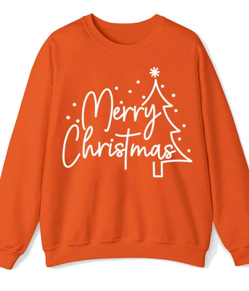 Merry Christmas Simple Christmas Teacher Sweatshirt