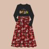 Personalized Christmas Style Teacher Long Sleeved Dress Long Sleeved Dress