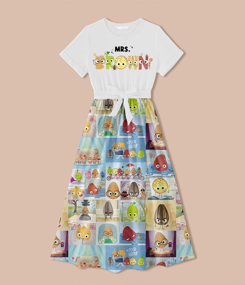 Personalized Name The Smart Cookie The Bad Seed The Couch Potato Teacher One Piece Dress