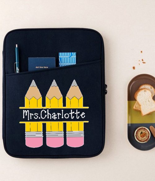 Personalized Pencil Teacher 13 MacBook Case