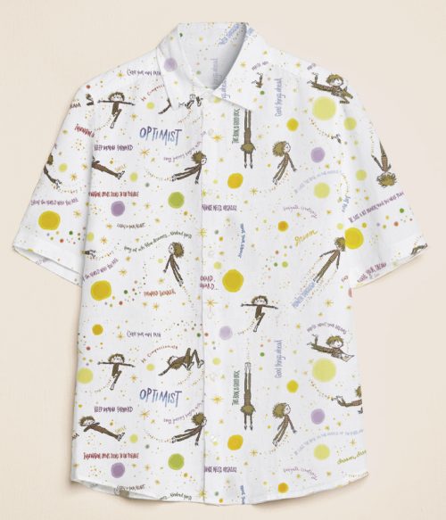 Happy Dreamer Encouraging Words Teacher Short Sleeve Shirt