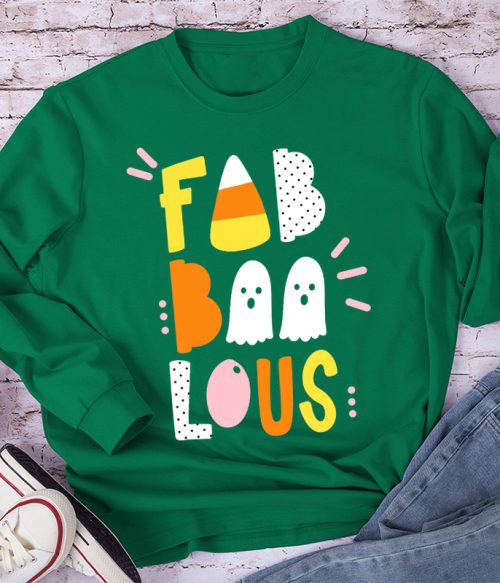 Fab Boo Lous Happy Sunny Vibes Long Sleeve T-Shirt