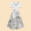 Retro Design Little Women Chapter Teacher Uspender Long Skirt Top Suit