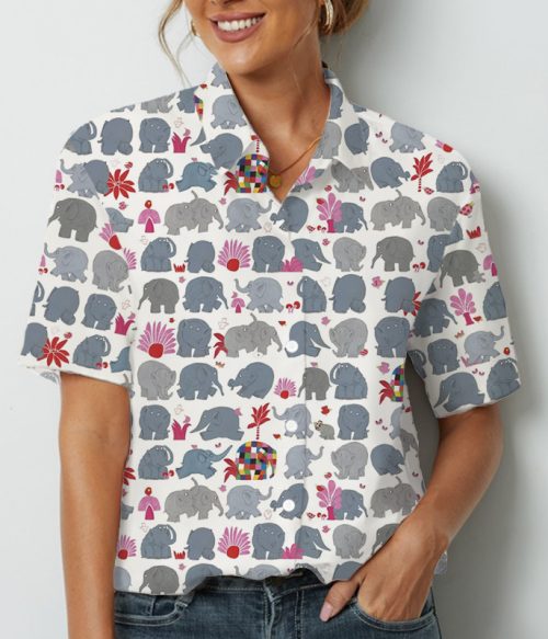 Looking For Elmer Elephant Teacher Short Sleeve Shirt