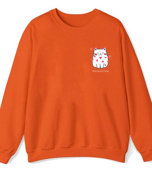 Meowentine Teacher Sweatshirt