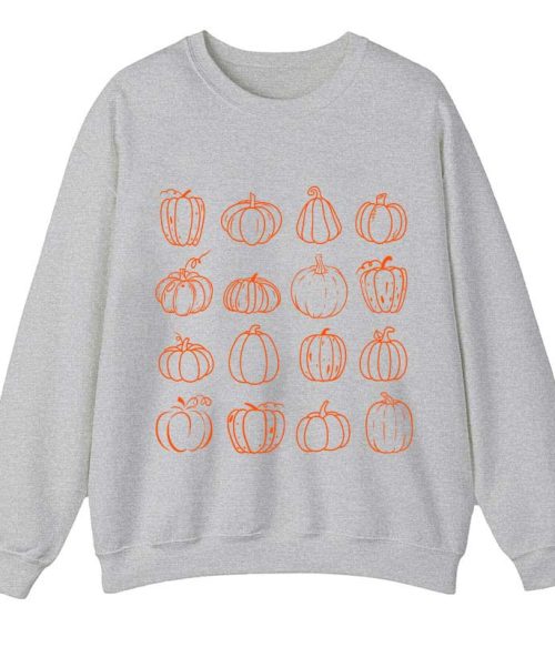 Pumpkins We Are All Different Teacher Sweatshirt