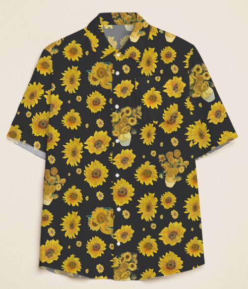 Art Sunflower Teacher Short Sleeve Shirt