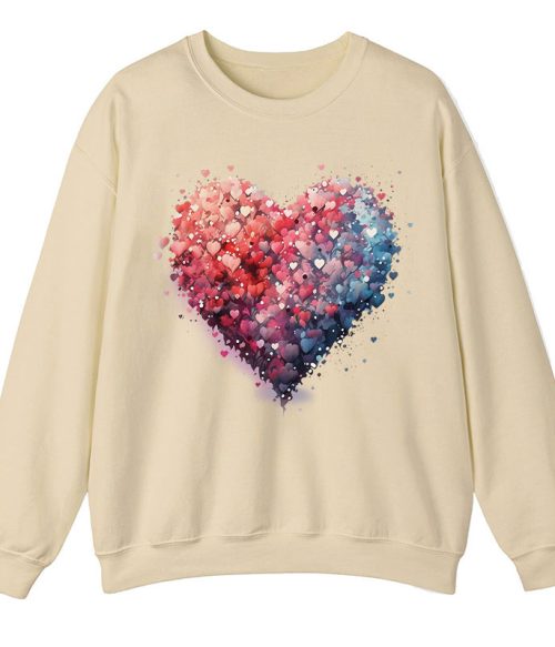 Bubble Heart Teacher Sweatshirt