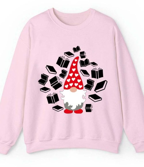 A Bookholic Gnomes Teacher Sweatshirt