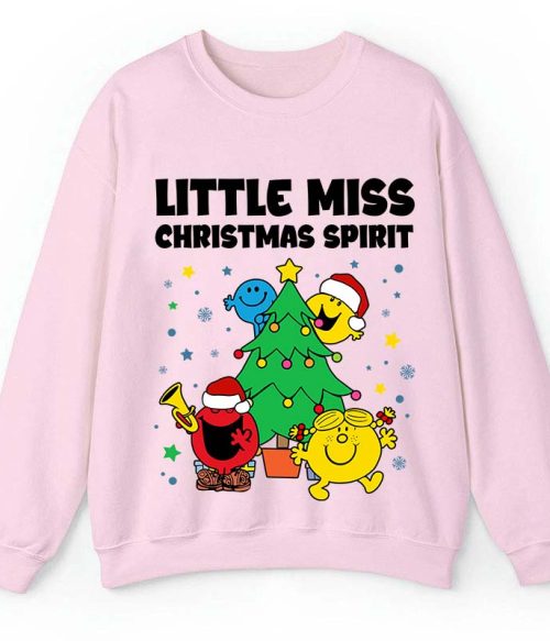 Little Miss Christmas Spirit Teacher Sweatshirt