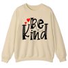 Be Kind Red Heart Teacher Sweatshirt