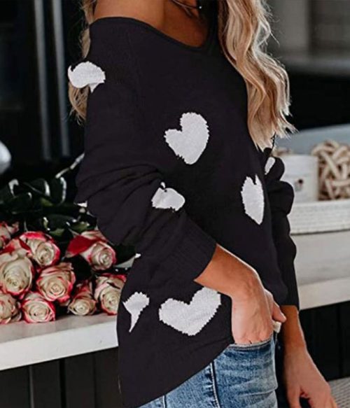 Oversize Love V-neck Sweater